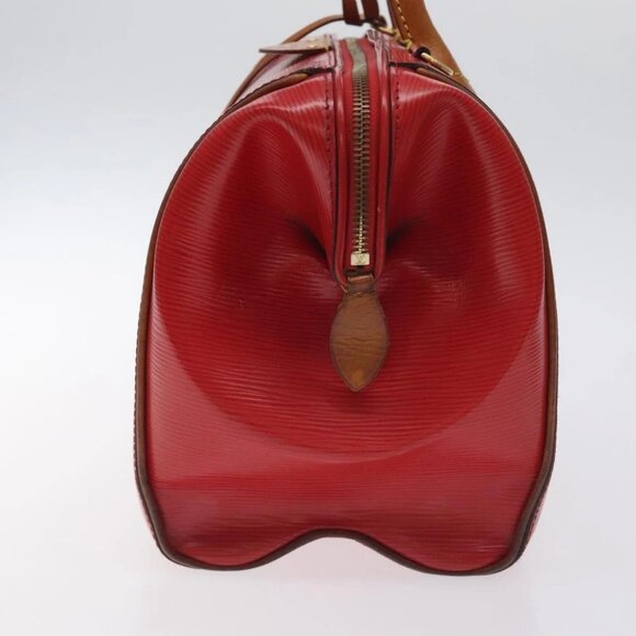 LOUIS VUITTON Epi Dock PM Hand Bag Red LV - Picture 4 of 15